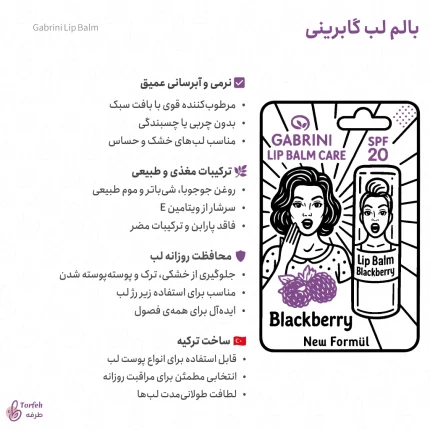 اینفوگرافی بالم لب گابرینی